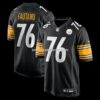 NFL2722f8G04-913668 Mens Nike Troy Fautanu Black Pittsburgh Steelers Player Game Jersey