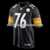 NFL2722f8G05-329ec1 Mens Nike Troy Fautanu Black Pittsburgh Steelers Player Game Jersey