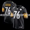 NFL2722f8M01-7e137f Mens Nike Troy Fautanu Black Pittsburgh Steelers Player Game Jersey