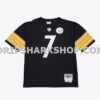 NFL27264cM01-9b759e Mens Mitchell And Ness Ben Roethlisberger Black Pittsburgh Steelers 2001 Legacy Throwback Replica Jersey