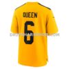 NFL2729f2G06-6008a1 Mens Nike Patrick Queen Gold Pittsburgh Steelers Alternate 1933 Throwback Game Jersey