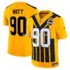 NFL272a41G04-442ba9 Mens Nike Tj Watt Gold Pittsburgh Steelers Alternate Vapor Fuse Limited Jersey