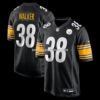 Mens Nike Mykal Walker Black Pittsburgh Steelers Team Game Jersey