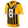 Mens Nike Aaron Rodgers Gold Pittsburgh Steelers Alternate Vapor Fuse Limited Jersey