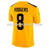 Mens Nike Aaron Rodgers Gold Pittsburgh Steelers Alternate Vapor Fuse Limited Jersey