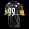 NFL273cafG05-82cff2 Mens Nike Derrick Harmon Black Pittsburgh Steelers Game Player Jersey