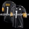 Mens Nike Number 1 Groom Black Pittsburgh Steelers Game Jersey