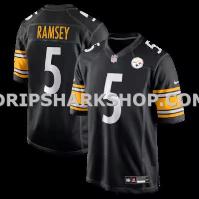 Mens Nike Jalen Ramsey Black Pittsburgh Steelers Team Game Jersey