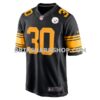 Mens Nike Jaylen Warren Black Pittsburgh Steelers Alternate Game Jersey