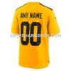 Mens Nike Gold Pittsburgh Steelers Alternate 1933 Throwback Game Custom Jersey