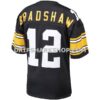 Mens Mitchell And Ness Terry Bradshaw Black Pittsburgh Steelers Authentic Throwback Retired Player Jersey Pi4023000