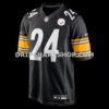 NFL276096G05-5bb277 Mens Nike Joey Porter Jr Black Pittsburgh Steelers Game Jersey