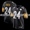 NFL276096M01-62e84e Mens Nike Joey Porter Jr Black Pittsburgh Steelers Game Jersey