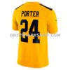 Mens Nike Joey Porter Jr Gold Pittsburgh Steelers Alternate 1933 Throwback Vapor Fuse Limited Jersey