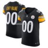 Mens Nike Black Pittsburgh Steelers Vapor Fuse Elite Custom Jersey