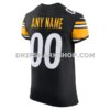 Mens Nike Black Pittsburgh Steelers Vapor Fuse Elite Custom Jersey
