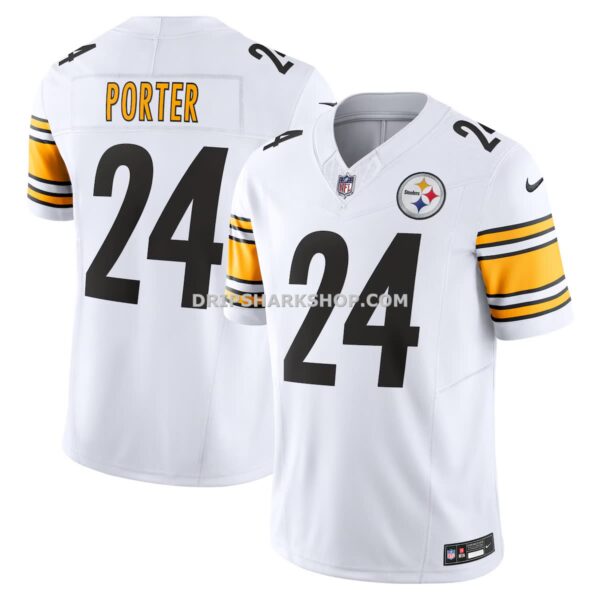 Mens Nike Joey Porter Jr White Pittsburgh Steelers Vapor Fuse Limited Jersey