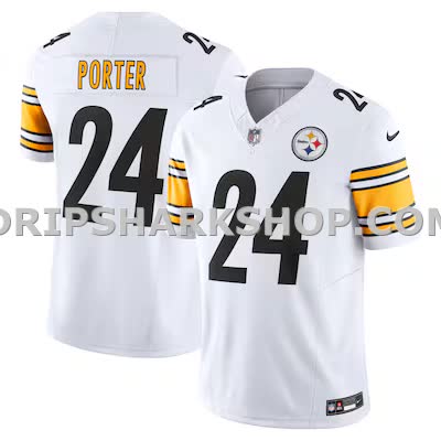 Mens Nike Joey Porter Jr White Pittsburgh Steelers Vapor Fuse Limited Jersey