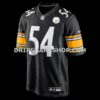 Mens Nike Zach Frazier Black Pittsburgh Steelers Game Jersey