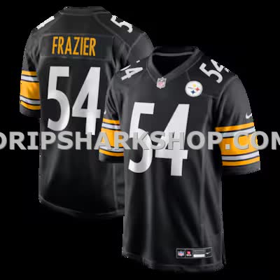 Mens Nike Zach Frazier Black Pittsburgh Steelers Game Jersey