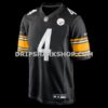 NFL2782b3G05-9d9357 Mens Nike Dk Metcalf Black Pittsburgh Steelers Game Player Jersey