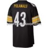 Mens Mitchell And Ness Troy Polamalu Black Pittsburgh Steelers Legacy Replica Jersey Pi3604000