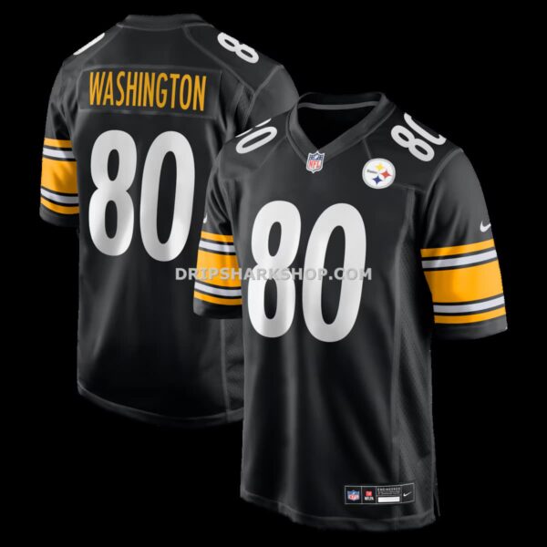 Mens Nike Darnell Washington Black Pittsburgh Steelers Game Jersey