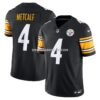 NFL27880bG04-99b675 Mens Nike Dk Metcalf Black Pittsburgh Steelers Team Vapor Fuse Limited Jersey