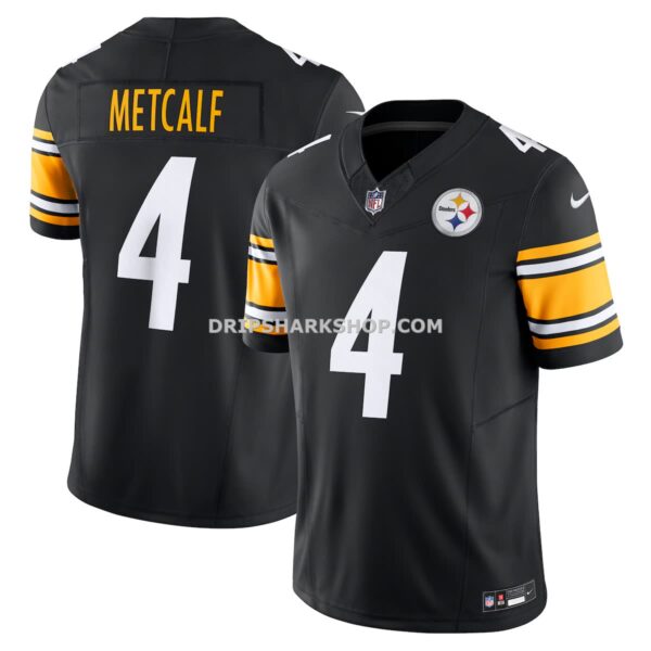 NFL27880bG04-99b675 Mens Nike Dk Metcalf Black Pittsburgh Steelers Team Vapor Fuse Limited Jersey