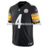 NFL27880bG05-106fb6 Mens Nike Dk Metcalf Black Pittsburgh Steelers Team Vapor Fuse Limited Jersey