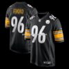 Mens Nike Breiden Fehoko Black Pittsburgh Steelers Game Jersey
