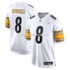 Mens Nike Aaron Rodgers White Pittsburgh Steelers Game Jersey