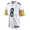 Mens Nike Aaron Rodgers White Pittsburgh Steelers Game Jersey