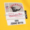 NFL279448G03-1c0fac Mens Mitchell And Ness Jerome Bettis Black Gold Pittsburgh Steelers 1996 Split Legacy Replica Jersey Pi5003000