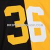 NFL279448G04-1224bd Mens Mitchell And Ness Jerome Bettis Black Gold Pittsburgh Steelers 1996 Split Legacy Replica Jersey Pi5003000