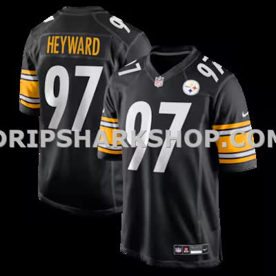 Mens Nike Cameron Heyward Black Pittsburgh Steelers Game Jersey
