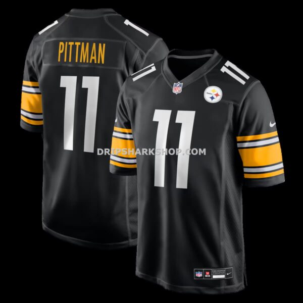 Mens Nike Michael Pittman Jr Black Pittsburgh Steelers Game Jersey