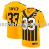 NFL27b5f6M01-c9004a Mens Nike Jack Sawyer Gold Pittsburgh Steelers Alternate Game Jersey