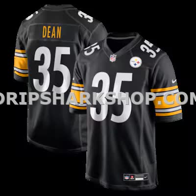 Mens Nike Jamel Dean Black Pittsburgh Steelers Team Game Jersey