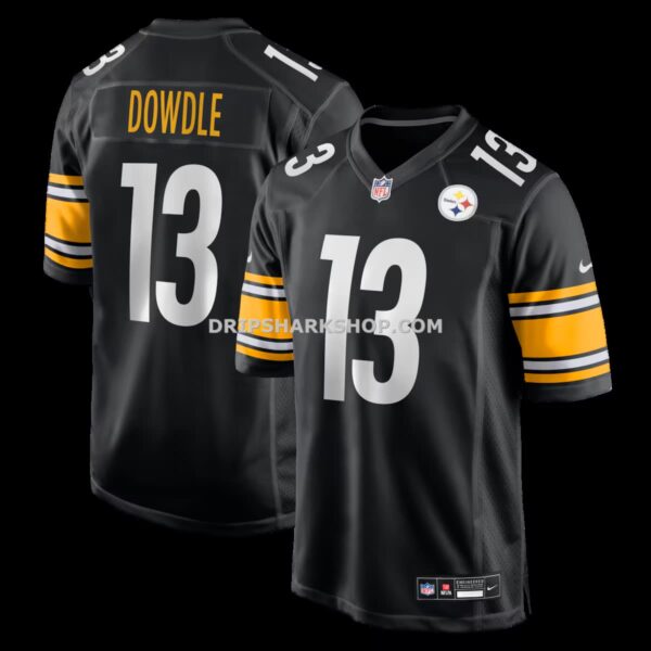 NFL27c221G04-aaa549 Mens Nike Rico Dowdle Black Pittsburgh Steelers Game Jersey