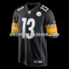 NFL27c221G05-929144 Mens Nike Rico Dowdle Black Pittsburgh Steelers Game Jersey
