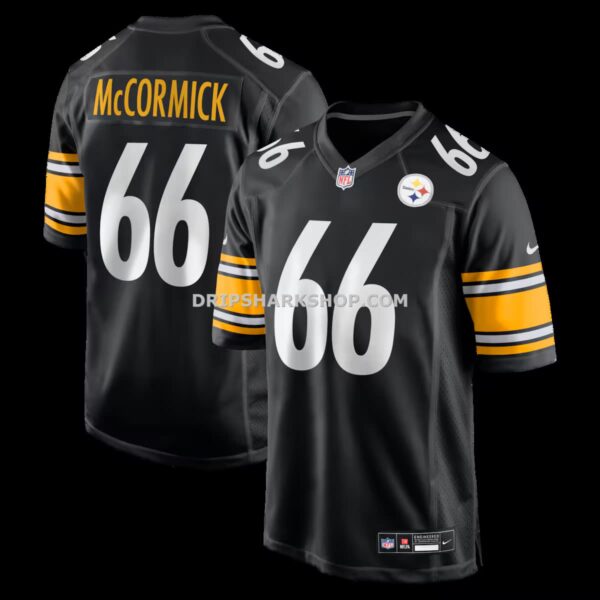 Mens Nike Mason Mccormick Black Pittsburgh Steelers Game Jersey