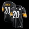 NFL27c82cG04-3710f7 Mens Nike Kaleb Johnson Black Pittsburgh Steelers Team Game Jersey