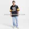 NFL27c82cG10-dc27ac Mens Nike Kaleb Johnson Black Pittsburgh Steelers Team Game Jersey