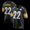 Mens Nike Juan Thornhill Black Pittsburgh Steelers Team Game Jersey