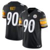 Mens Nike Tj Watt Black Pittsburgh Steelers Vapor Fuse Limited Jersey