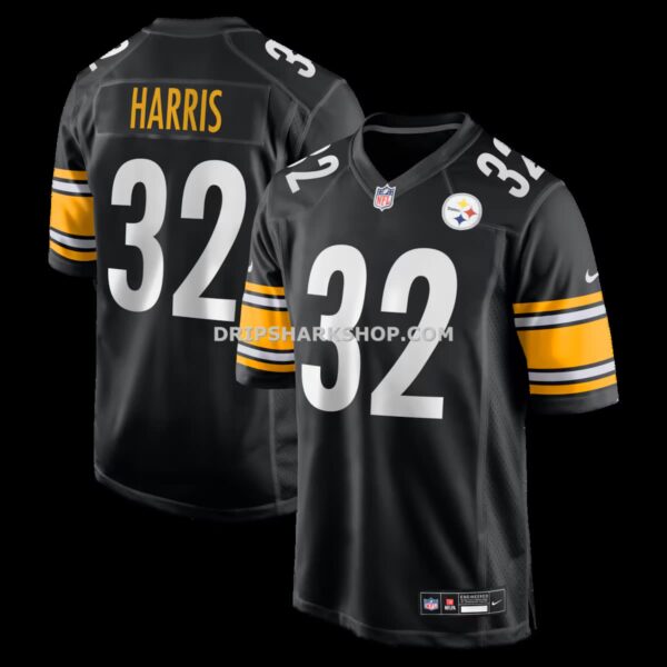 Mens Nike Franco Harris Black Pittsburgh Steelers Game Retired Player Jersey