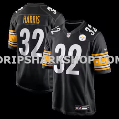 Mens Nike Franco Harris Black Pittsburgh Steelers Game Retired Player Jersey