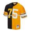 Mens Mitchell And Ness Joe Greene Black Gold Pittsburgh Steelers 1976 Split Legacy Replica Jersey Pi5003000