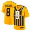 Mens Nike Aaron Rodgers Gold Pittsburgh Steelers Alternate 1933 Throwback Game Jersey